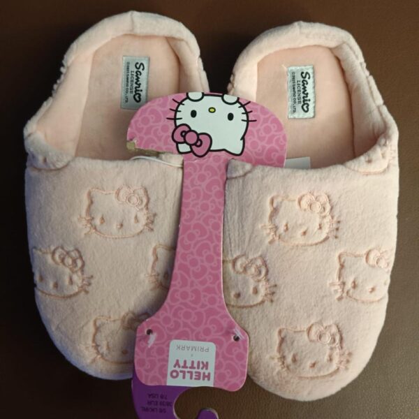 Pantuflas Mujer Hello Kitty Rosadas talla 38.5