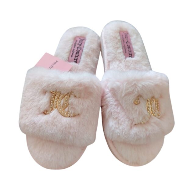 Pantuflas Juicy Couture Peluche Soft Rosa Mujer