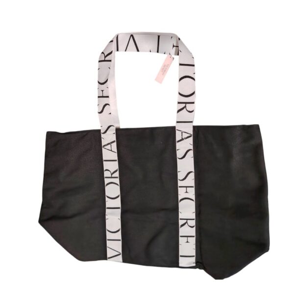 Tote Bag Victoria's Secret Negro con Asas Monograma